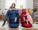 ELISEO Capuccino Renolux – Premium fotelik samochodowy Isofix R129 i-Size 100–150 cm z funkcją odchylenia