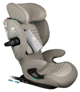 ELISEO Capuccino Renolux – Premium fotelik samochodowy Isofix R129 i-Size 100–150 cm z funkcją odchylenia