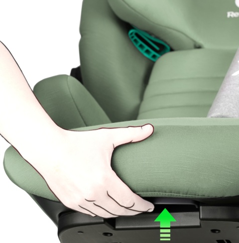 ELISEO Garden Renolux – Premium fotelik samochodowy Isofix R129 i-Size 100–150 cm z funkcją odchylenia