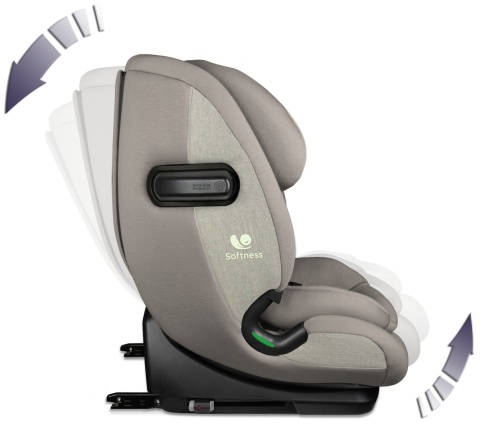 Fotelik Samochodowy Renolux Olymp 9-36 kg Capuccino Softness® R129 i-Size (76-150 cm)