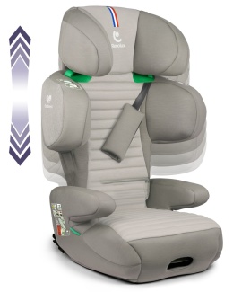Fotelik Samochodowy Renolux Renofix 2 Capuccino Softness® - Isofix R129 (100-150 cm)
