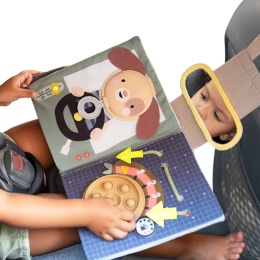 Interaktywna Książeczka Manipulacyjna do Samochodu Wesoła Podróż Taf Toys