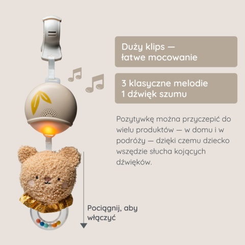 Muzyczny Miś Rozwojowy – Melodie i Światełka dla Niemowląt Taf Toys