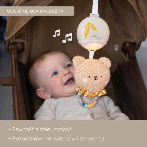 Muzyczny Miś Rozwojowy – Melodie i Światełka dla Niemowląt Taf Toys