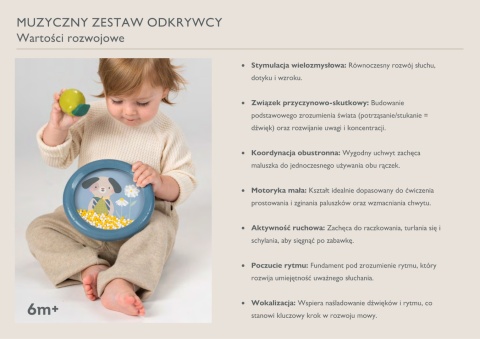 Silikonowa Kostka Sensoryczna Kostka Pełna Odkryć Taf Toys