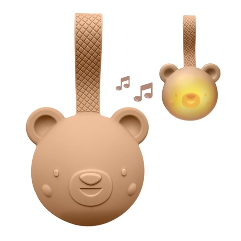Silikonowa Lampka Nocna z Pozytywką i Czujnikiem Płaczu Muzyczny Miś Taf Toys