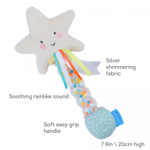 Grzechotka Deszczowa Gwiazdka Taf Toys – Sensoryczna Zabawa dla Niemowląt Grzechotka Deszczowa Gwiazdka Taf Toys – Sensoryczna Zabawa dla Niemowląt