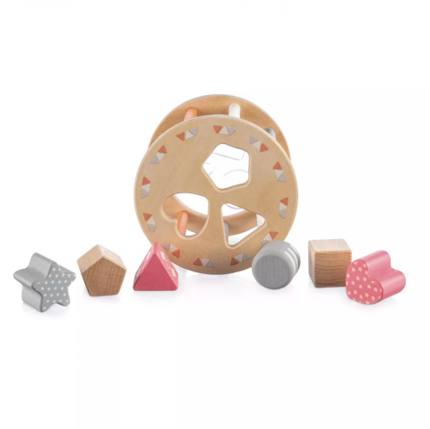 Sorter drewniany Pink Sorter drewniany Pink