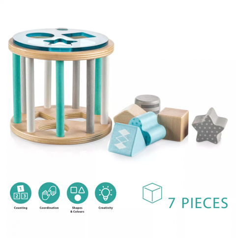 Sorter drewniany Pink Sorter drewniany Pink