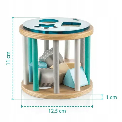 Sorter drewniany Pink Sorter drewniany Pink