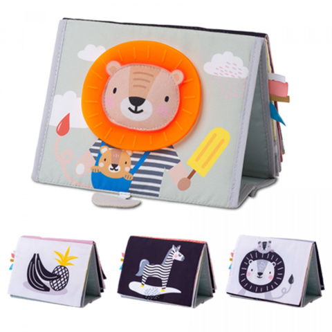 Taf Toys - Książeczka Sensoryczna Savannah 2w1 Taf Toys - Książeczka Sensoryczna Savannah 2w1