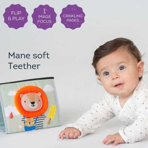 Taf Toys - Książeczka Sensoryczna Savannah 2w1 Taf Toys - Książeczka Sensoryczna Savannah 2w1