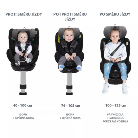 VOYAGER MAXI fotelik samochodowy 0-19,5 kg Night black VOYAGER MAXI fotelik samochodowy 0-19,5 kg Night black