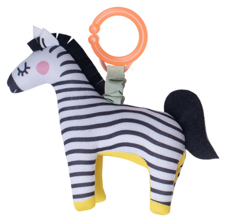 Taf Toys Zawieszka Wibrująca Zebra Dizi – Aktywna Zabawka z Wibracjami i Grzechotką