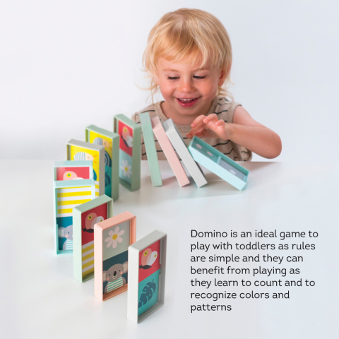 Domino Rally XL od Taf Toys – Edukacyjna Gra i Zabawa dla Maluchów Domino Rally XL od Taf Toys – Edukacyjna Gra i Zabawa dla Maluchów