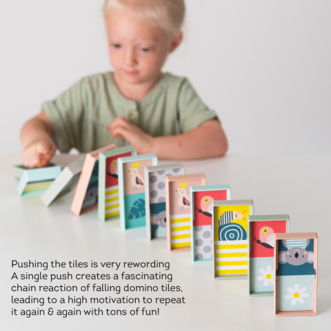 Domino Rally XL od Taf Toys – Edukacyjna Gra i Zabawa dla Maluchów Domino Rally XL od Taf Toys – Edukacyjna Gra i Zabawa dla Maluchów