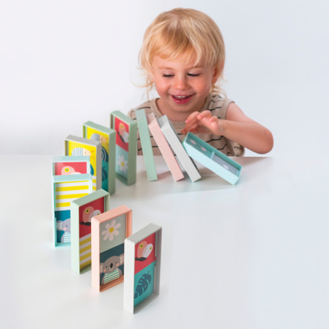 Domino Rally XL od Taf Toys – Edukacyjna Gra i Zabawa dla Maluchów Domino Rally XL od Taf Toys – Edukacyjna Gra i Zabawa dla Maluchów