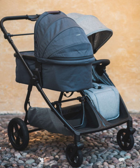 Gondola M.Twin X Blueberry – Oddychająca i Komfortowa dla Noworodka Gondola M.Twin X Blueberry – Oddychająca i Komfortowa dla Noworodka