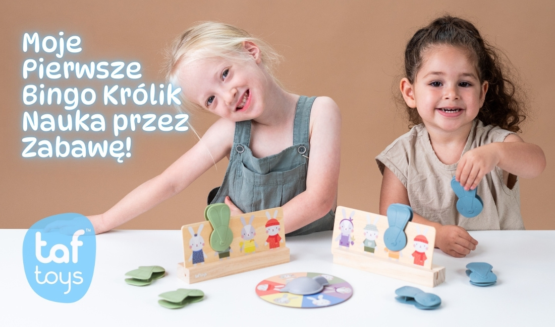 Moje Pierwsze Bingo Królik – Edukacyjna Gra dla Dzieci 24M+ | Taf Toys – Rozwój i Zabawa w Jednym